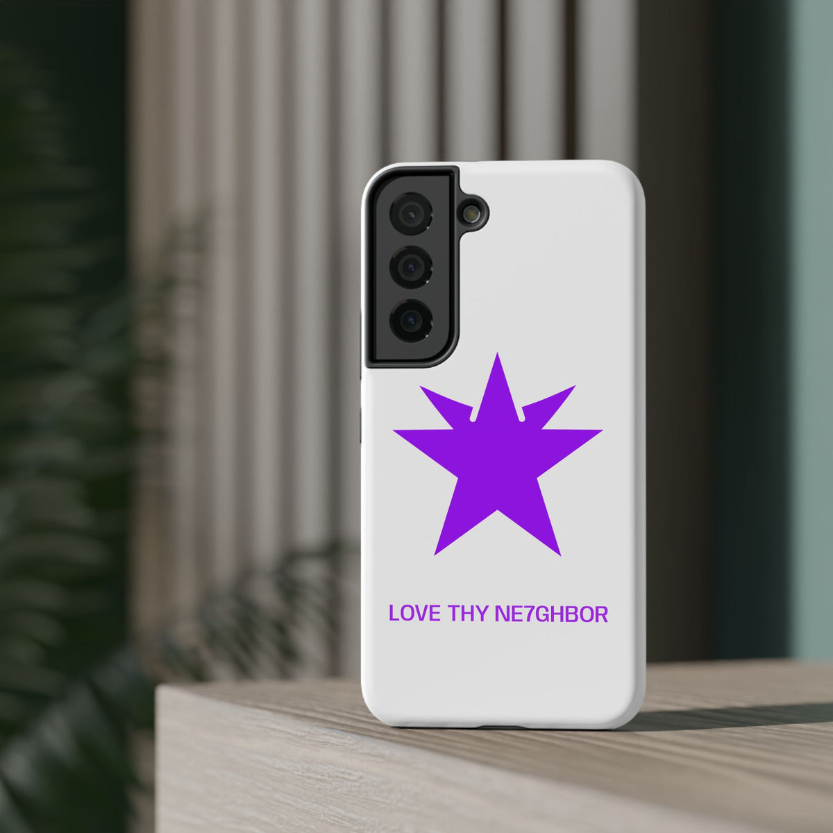 LOVE THY NE7GHBOR ROYAL Phone Case IPHONE/SAMSUNG