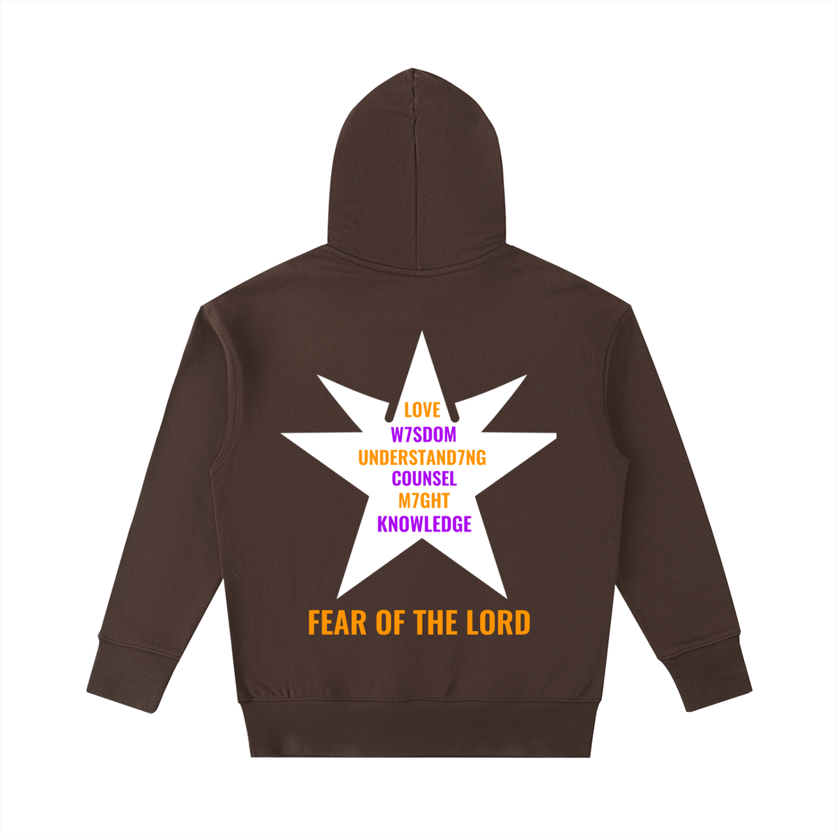 "SEVEN FOLD" WH7TE HOOD7E