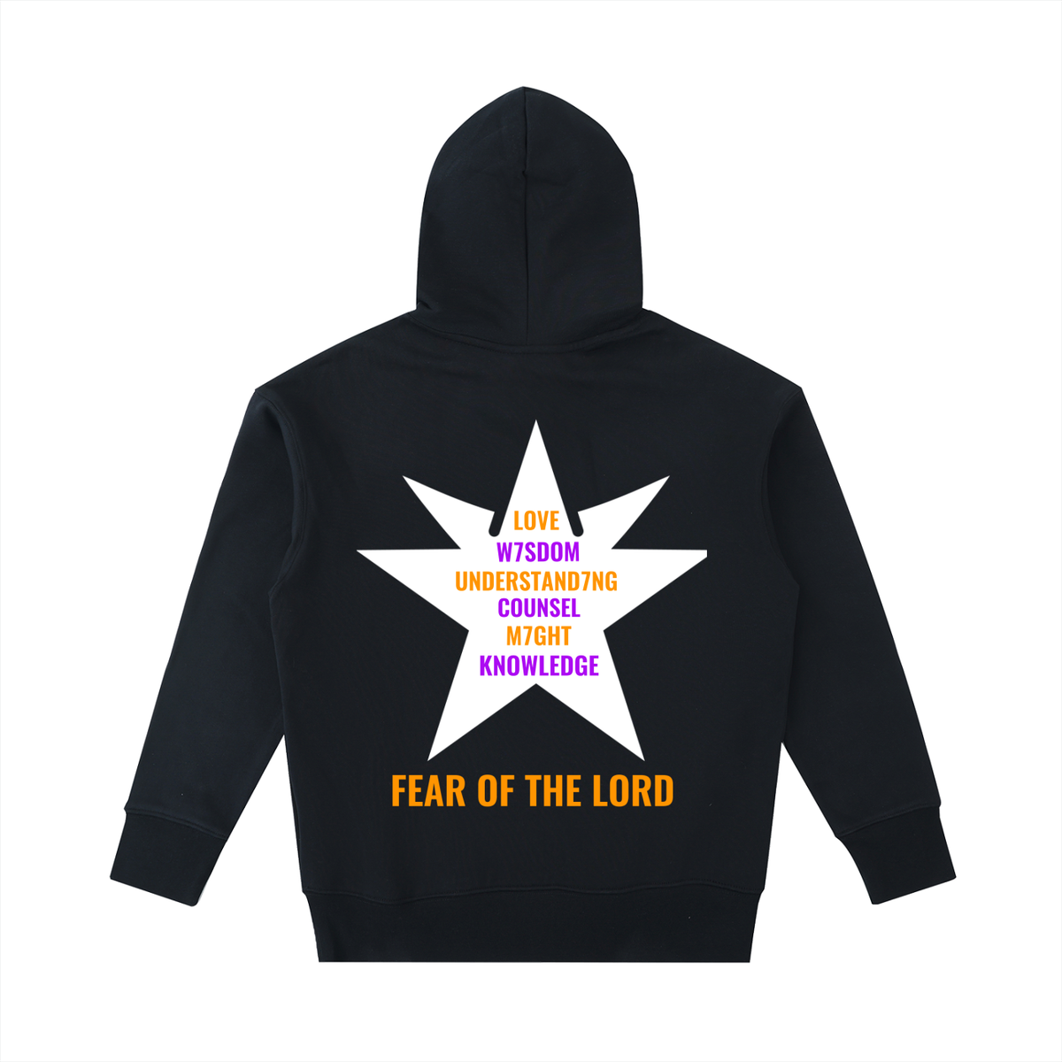 "SEVEN FOLD" WH7TE HOOD7E